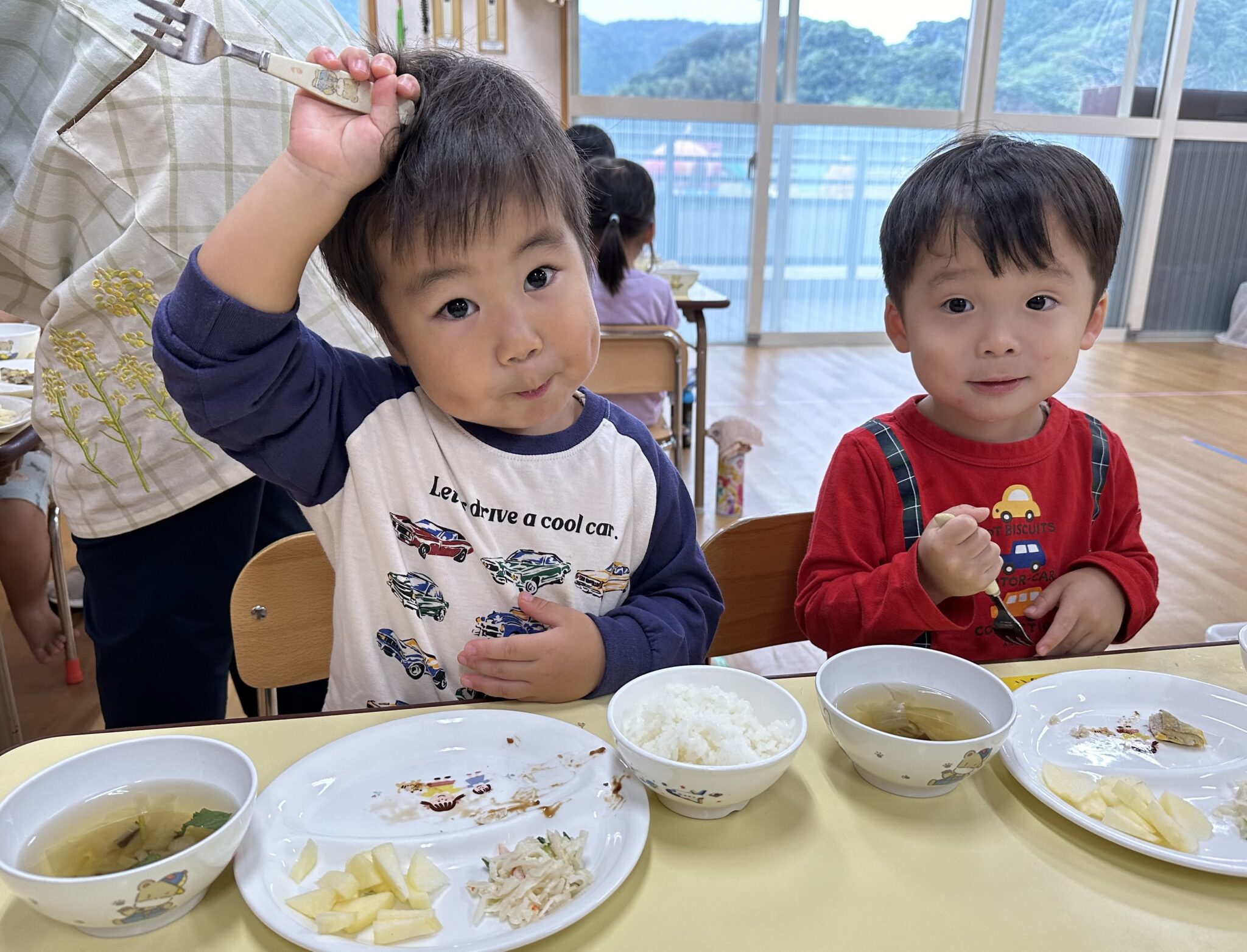 今日の給食🐟