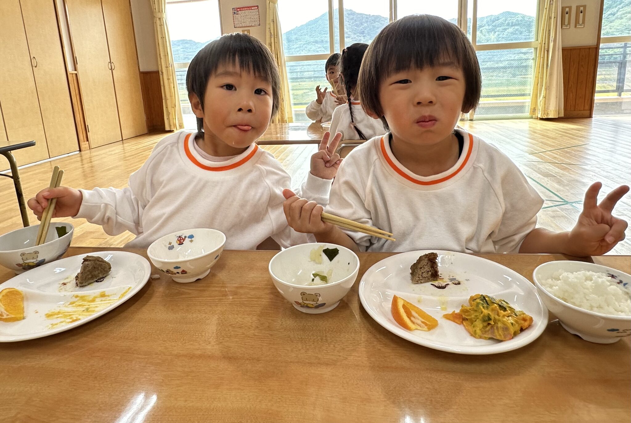 今日の給食🎃