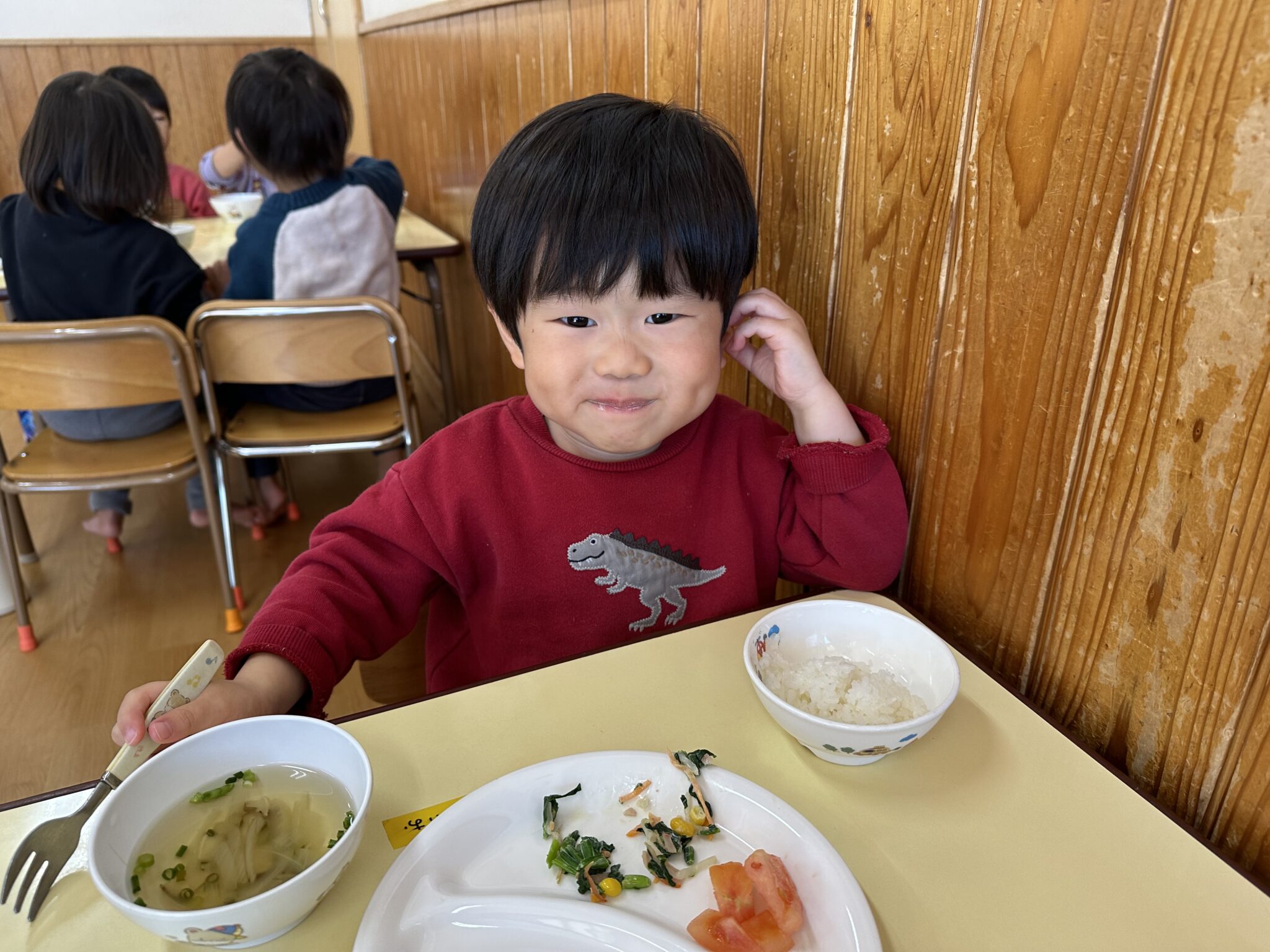 美味しい給食、頂きます🤗