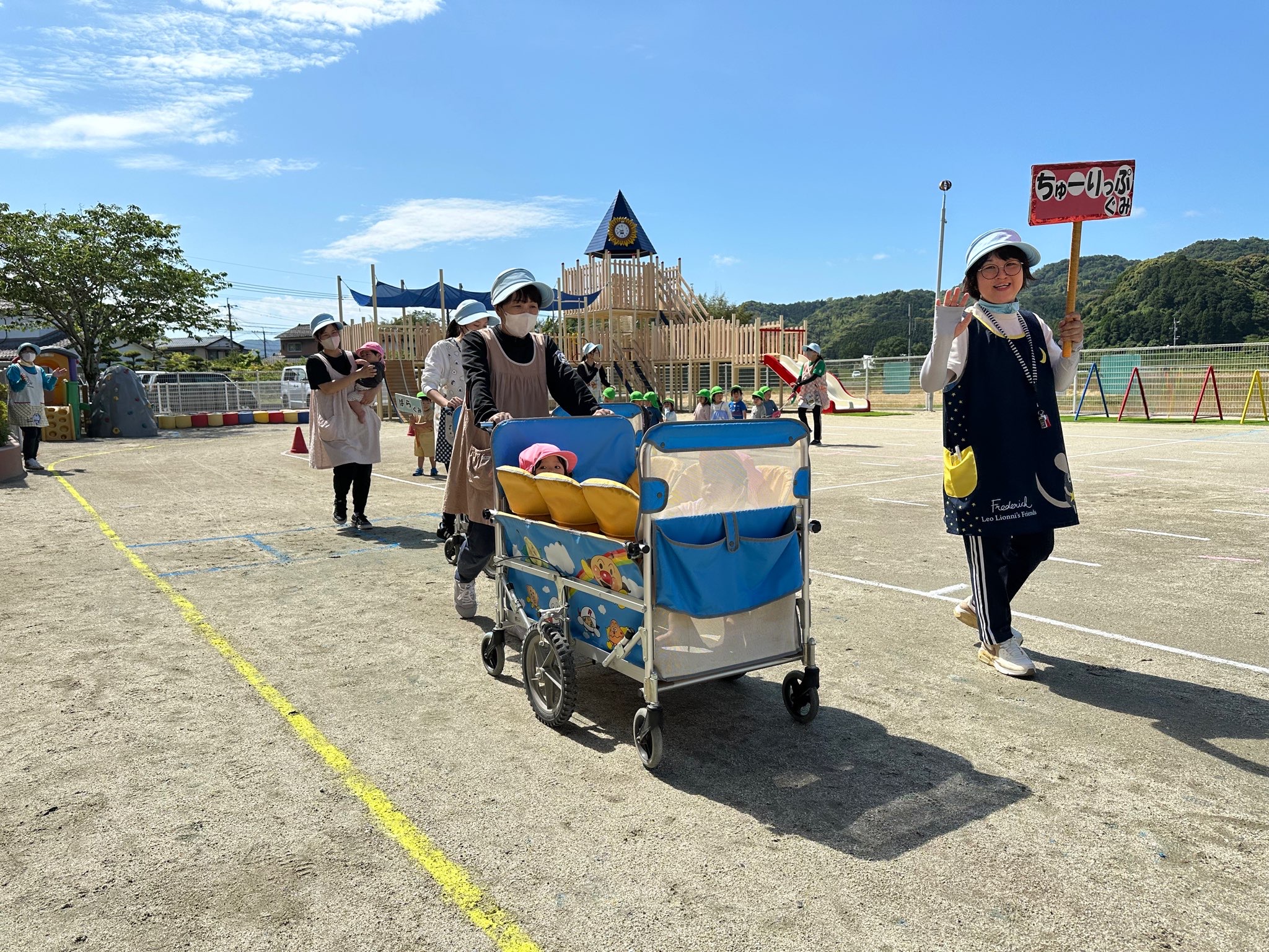 運動会に向けて練習を頑張っています🚩